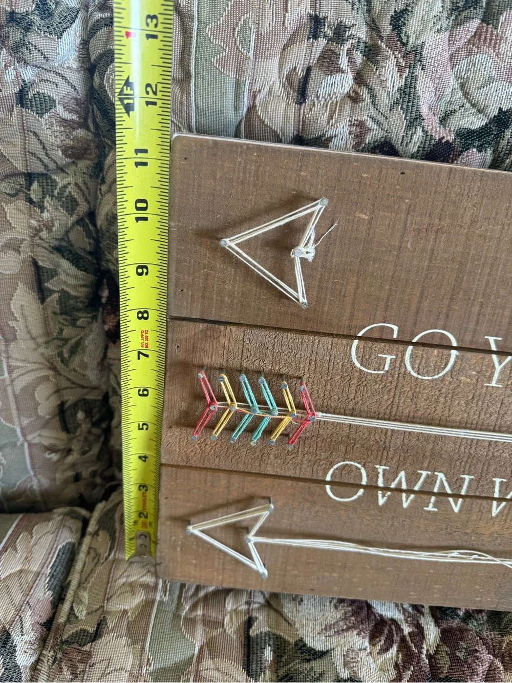 Rustic boho wall sign